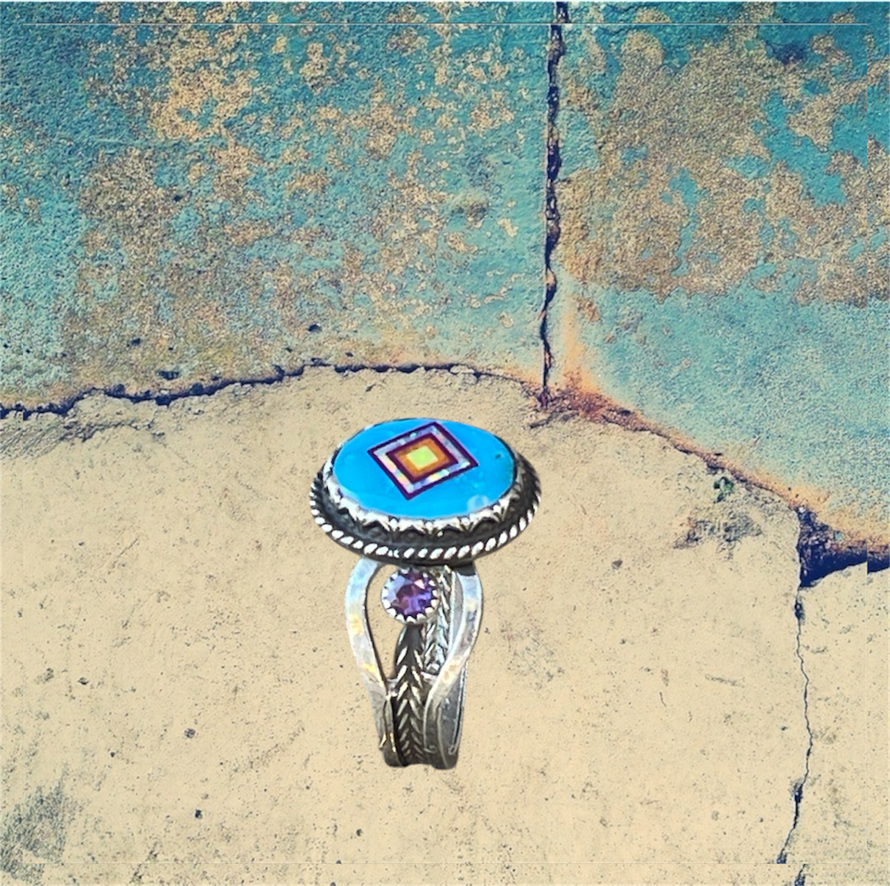 Sterling Silver Sleeping Beauty Turquoise Ring