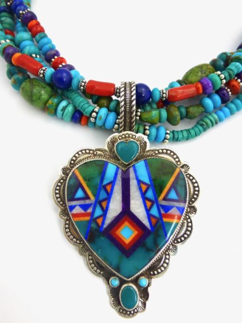 AASN-00009-Turquoise-SunAngel-Heart-Necklace